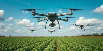drony w rolnictwie