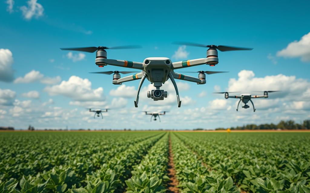 drony w rolnictwie